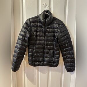TNA Black Quilted Yellowknife Puffer Jacket